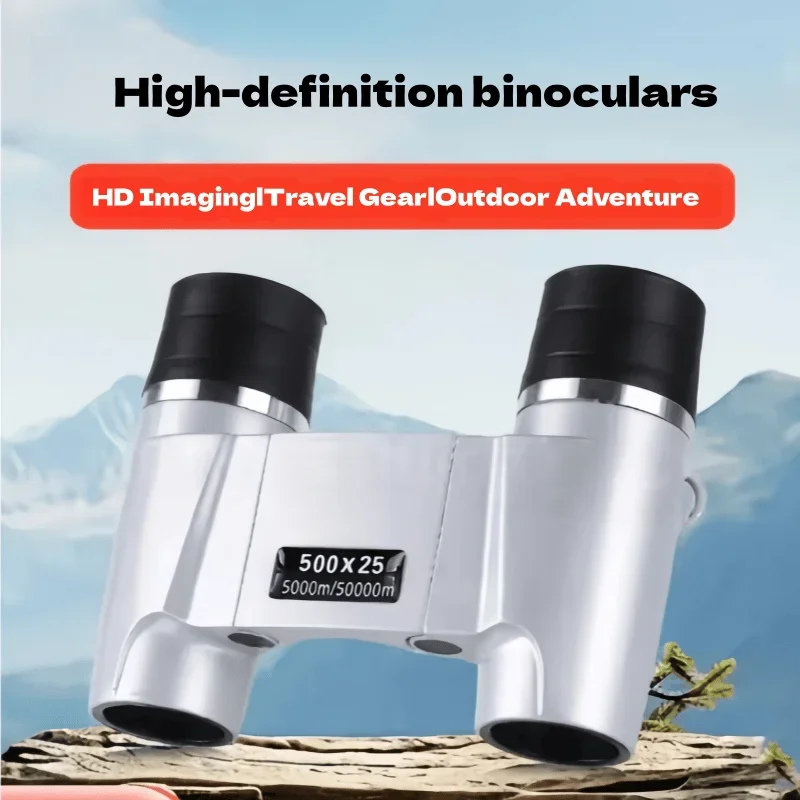 Binoculares de larga distancia con lente BAK4 y bolsillo turismo