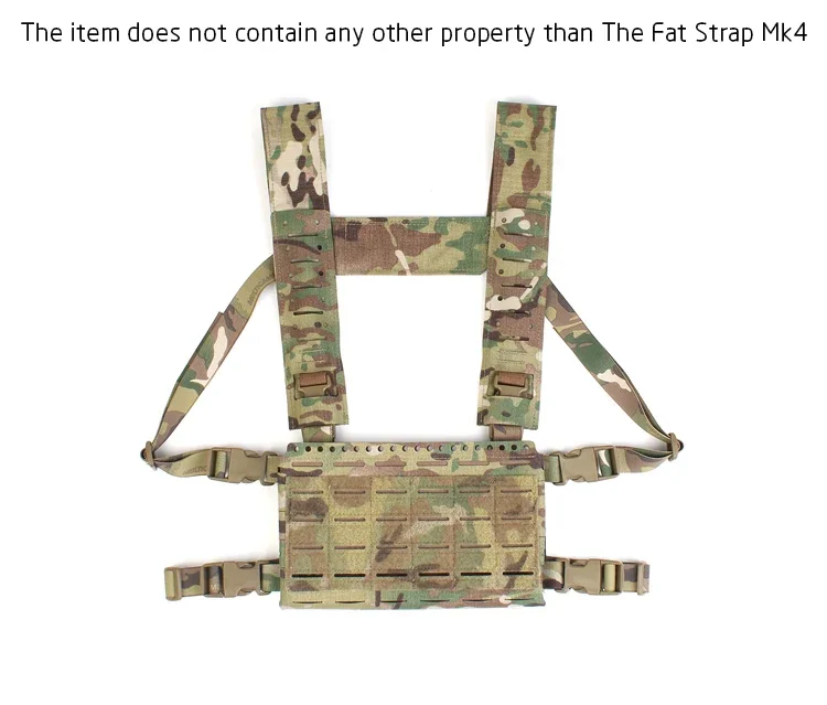 PEW Tactical arnés de pecho táctico tipo H airsoft, correa ancha - imagen 5