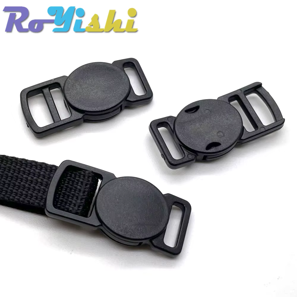 Hebilla liberación rápida negra para paracord y correas tácticas MOLLE - imagen 4