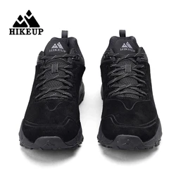 Zapatillas senderismo hombre – Cuero transpirable antideslizante
