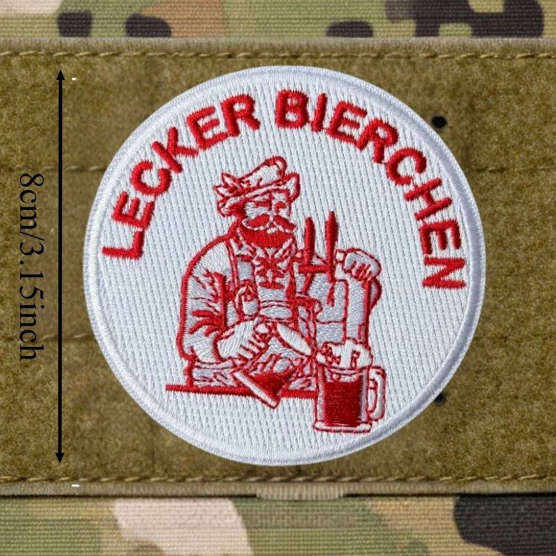 Bierchen Parche bordado táctico chef doner kebab con velcro morale - imagen 2