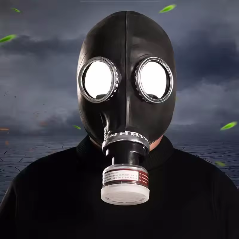 Máscara de gas completa interfaz R40 para protección química - imagen 5
