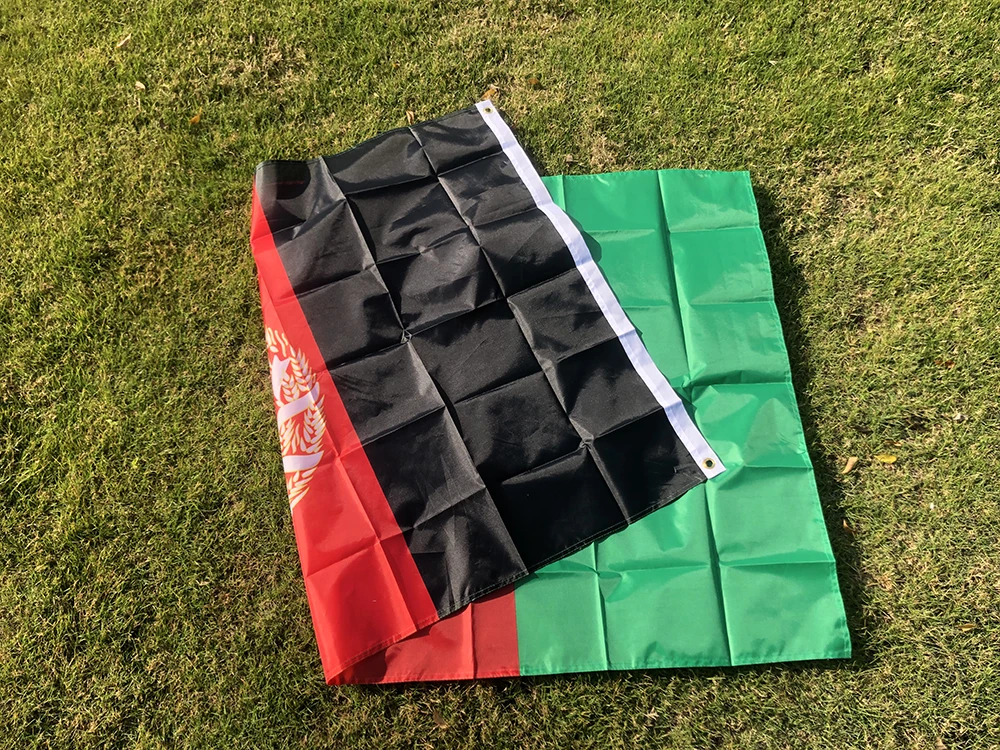 Bandera táctica Afghanistan poliéster con ojales para mástil - imagen 5