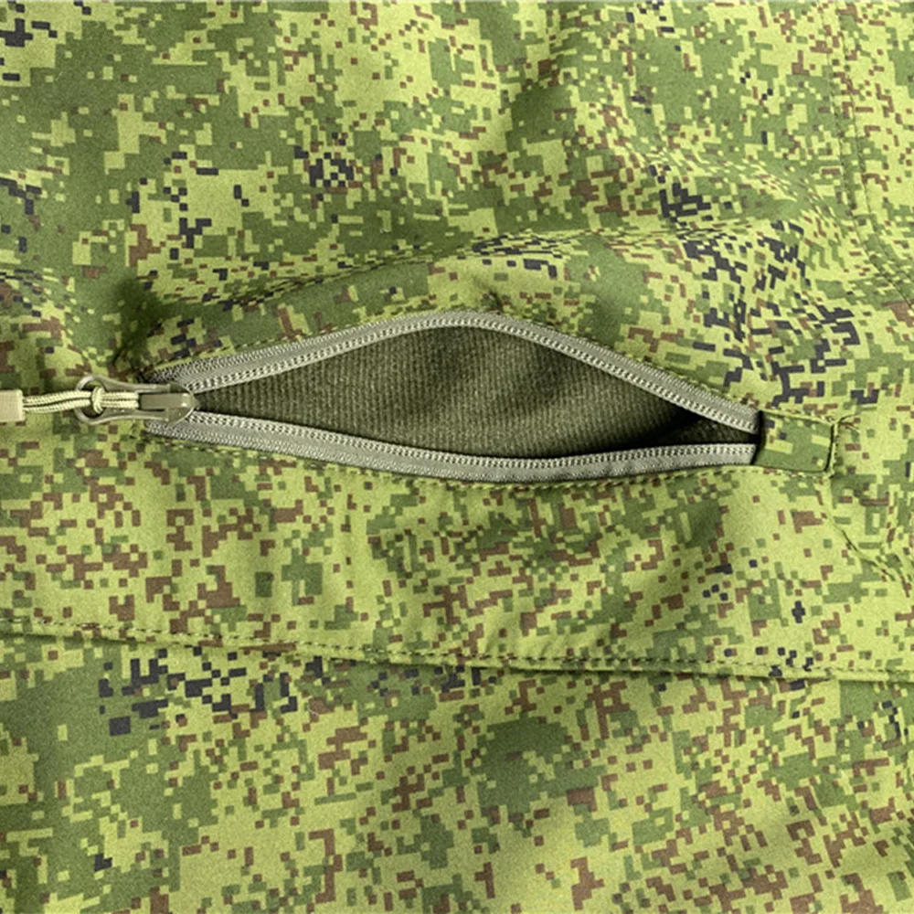 Uniforme táctico camuflaje ruso invierno cortaviento lana - imagen 3