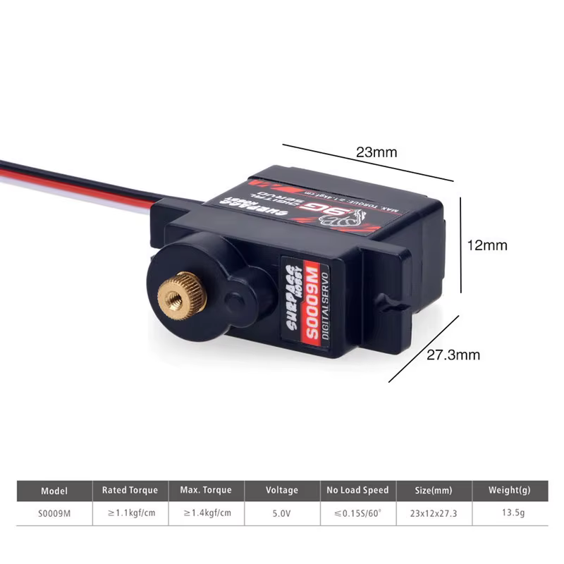 Servo Digital de Metal MOLLE para Avión Teledirigido - imagen 4