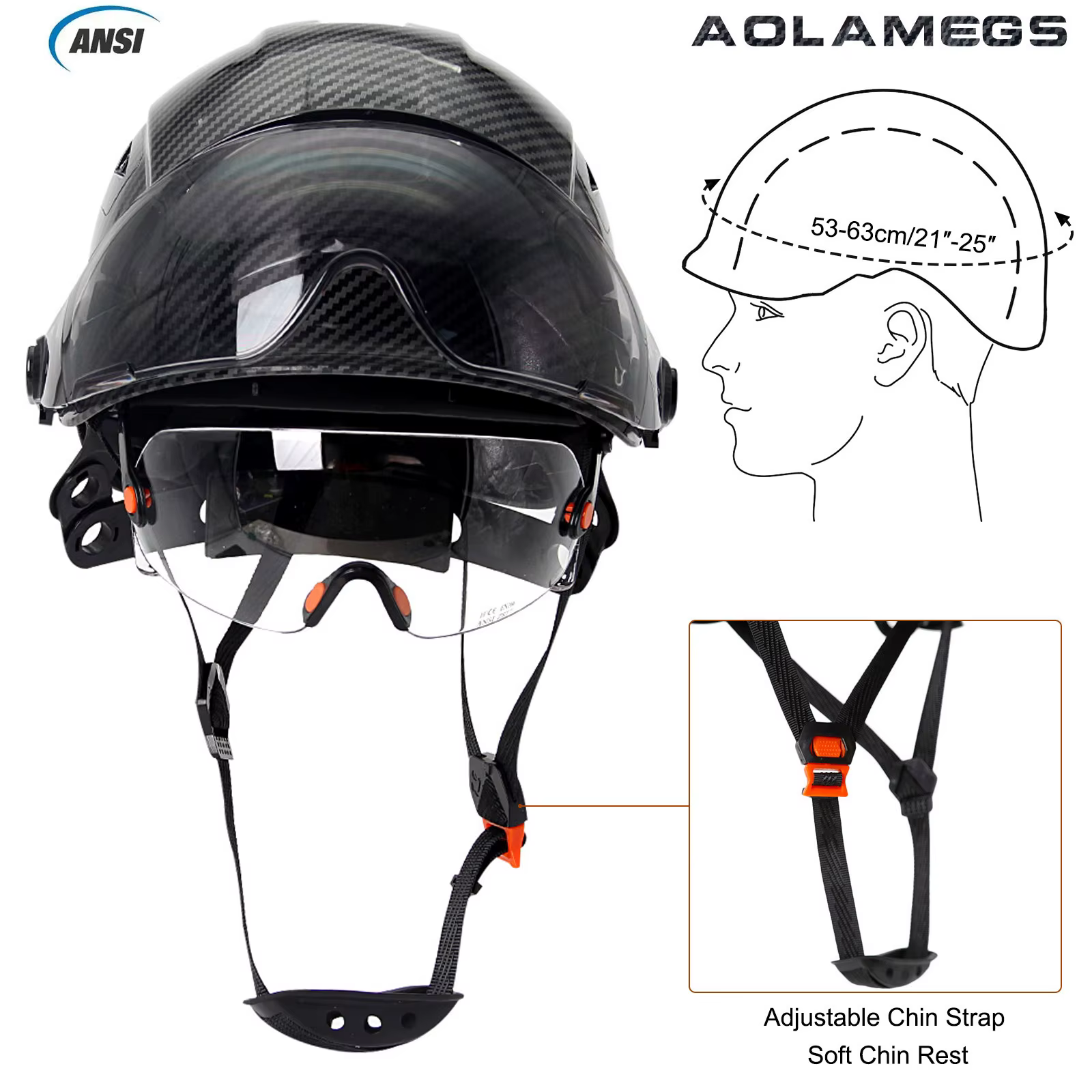 Casco de seguridadvista frontal