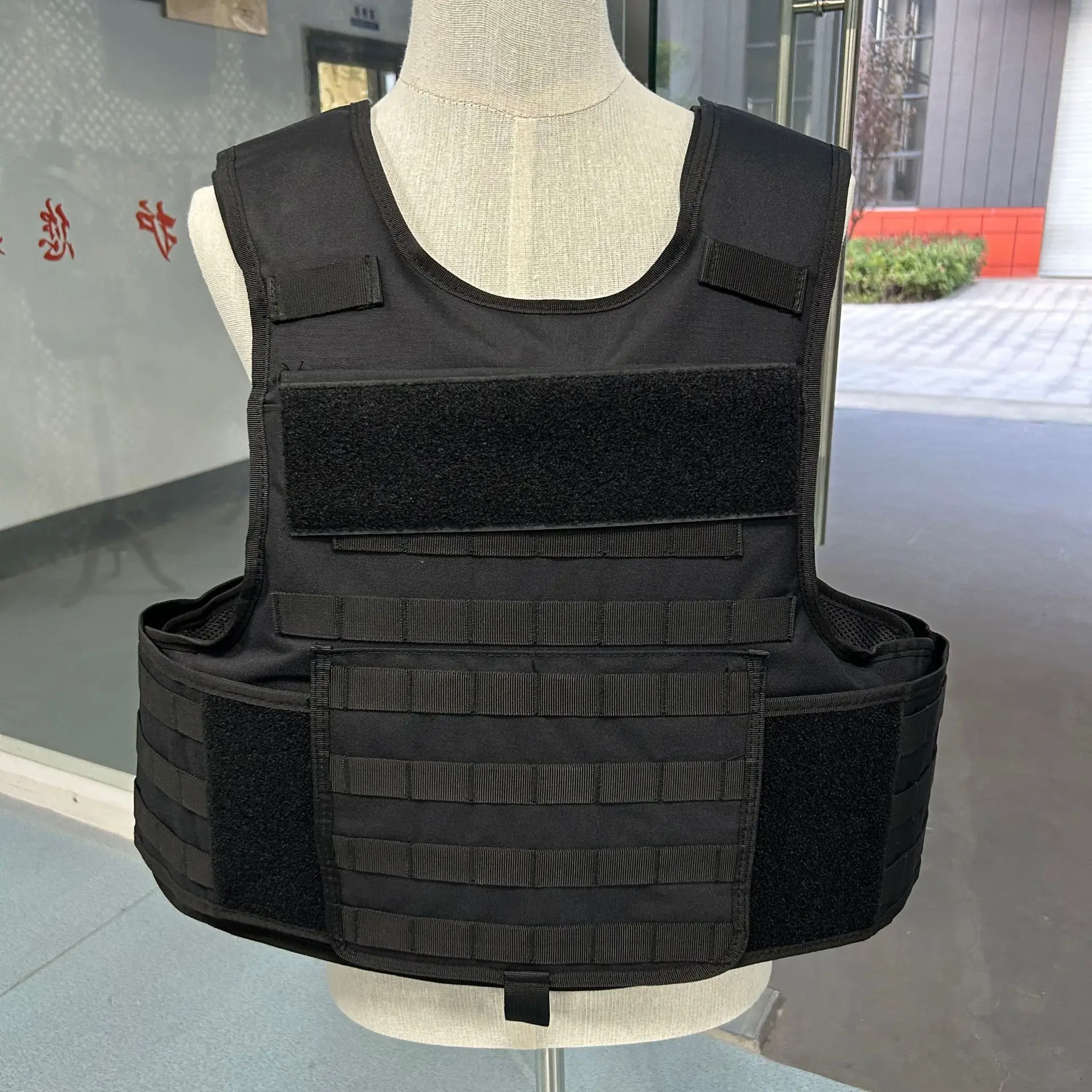 Chaleco antibalas NIJ IIIA táctico de armadura corporal MOLLE - imagen 3