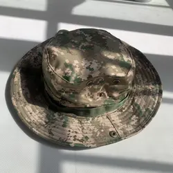 Sombrero camuflaje caza de algodón, protección solar transpirable