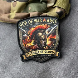 Parche táctico militar de moral impreso con gancho y bucle en mochila