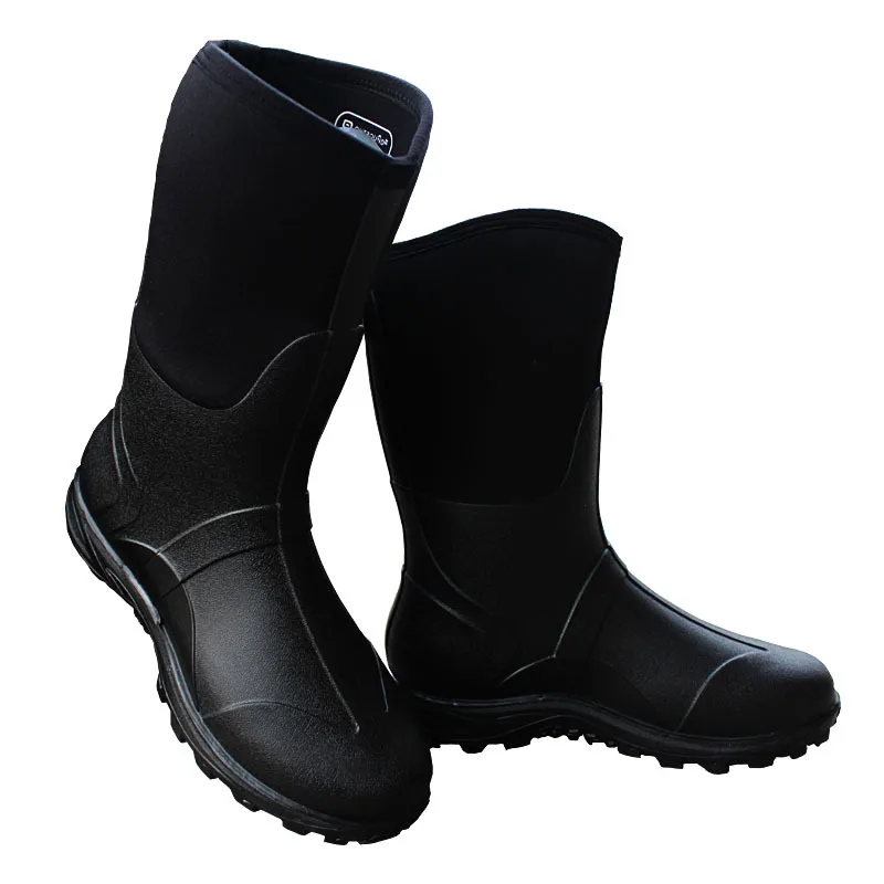Botas altas con acabado camuflaje biónico para caza