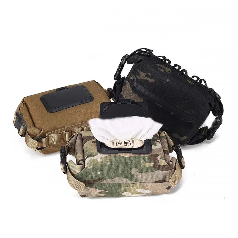 Bolsa impermeable camuflaje 1000D para toallitas húmedas y pañuelos - imagen 4
