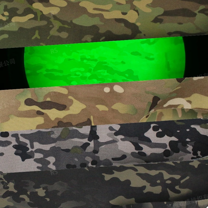 Tela camuflaje táctico MOLLE nylon resistente a infrarrojos láser - imagen 2