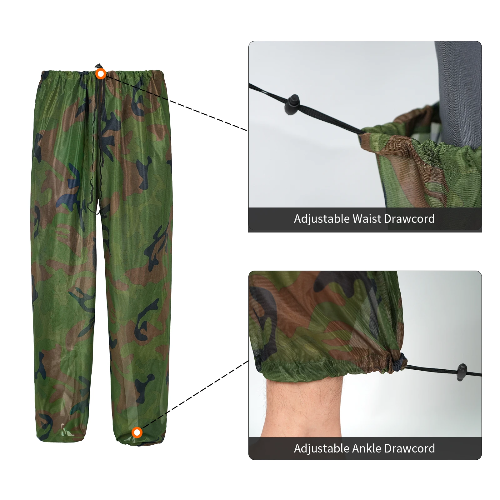 Pantalón táctico camuflaje transpirable y antihumedad para verano - imagen 5