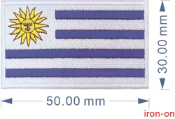 Parches termoadhesivos de banderas nacionales – Insignias bordadas