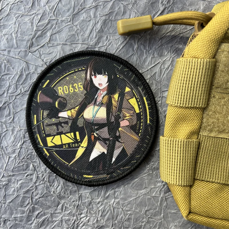 Parche táctico de velcro para mochila y brazalete – Diseño anime - imagen 5