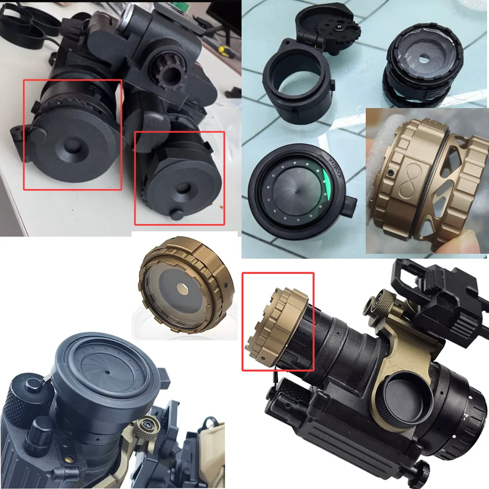 Cubierta táctica para lentes NVG Matbock con apertura IRIS ajustable - imagen 5