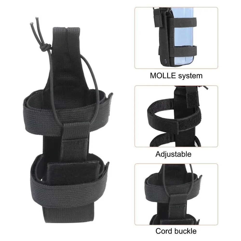 Bolsa MOLLE para botella de agua, riñonera colgante exterior ligera - imagen 3