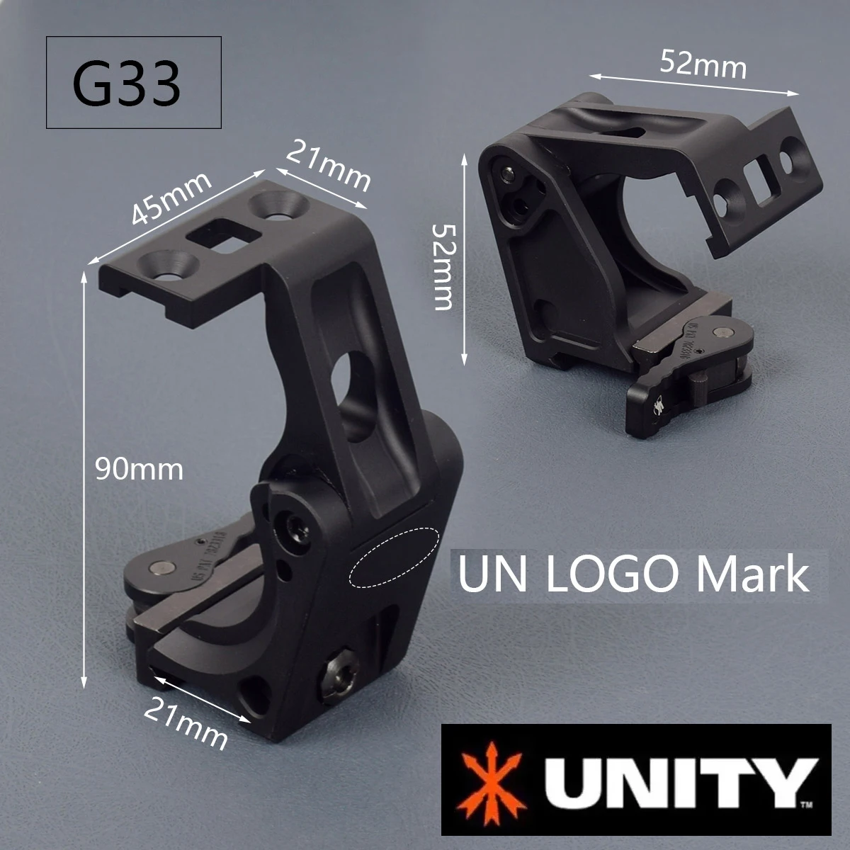 Montura QD para visores G33 G43 G45 – Montaje rápido - imagen 3