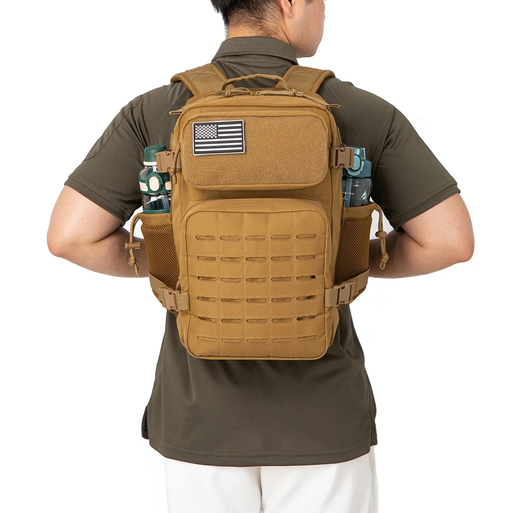 Pack de ataque táctico MOLLE 25L EDC senderismo supervivencia - imagen 4