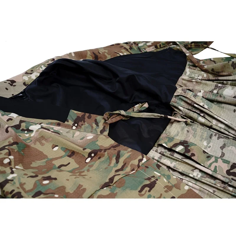 Traje camuflaje táctico pez volador negro y gris, industrial - imagen 4