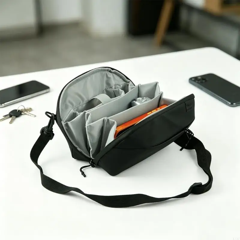 Bolsa bandolera Oxford impermeable para teléfono y llaves bolsillos - imagen 4