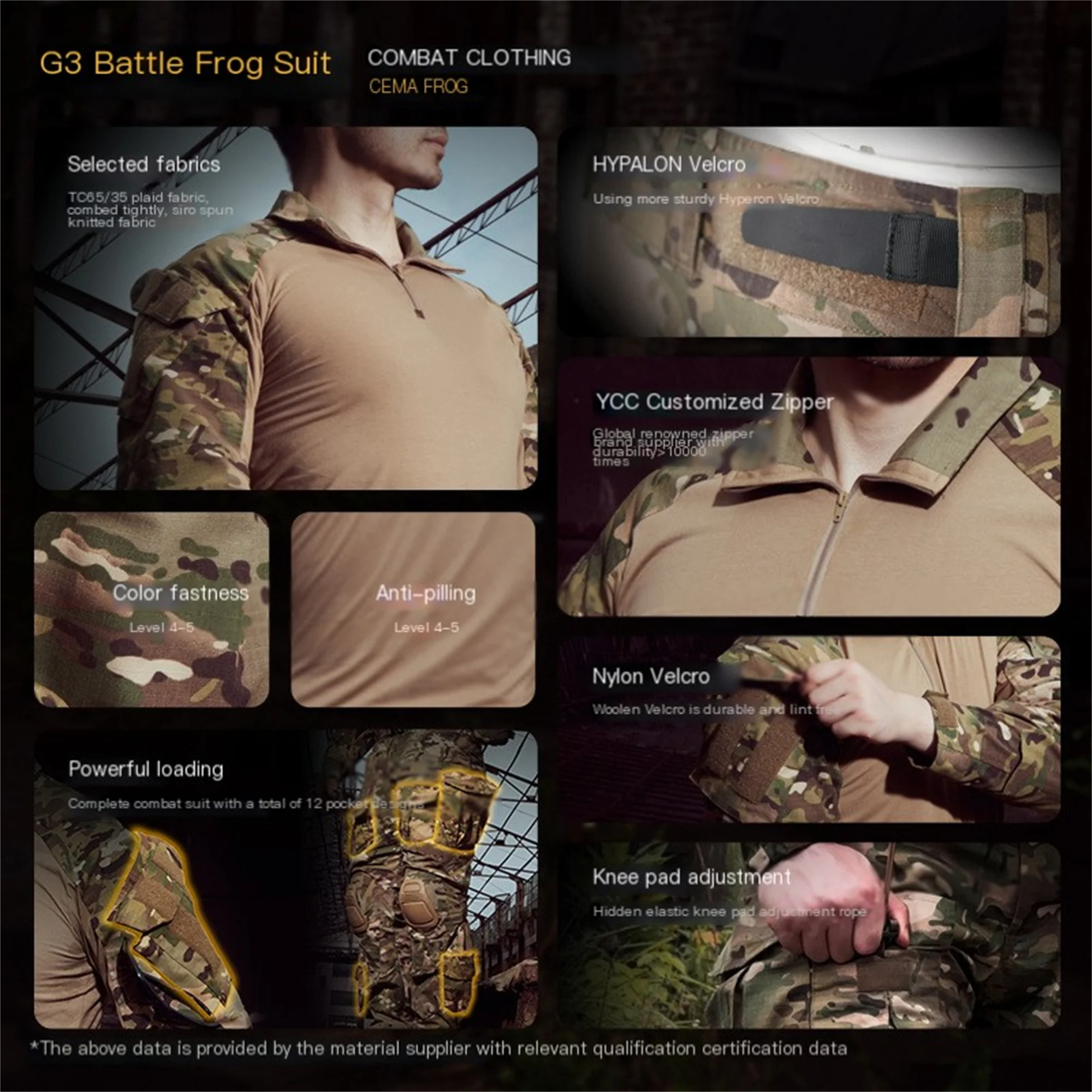 Pantalón táctico camuflado