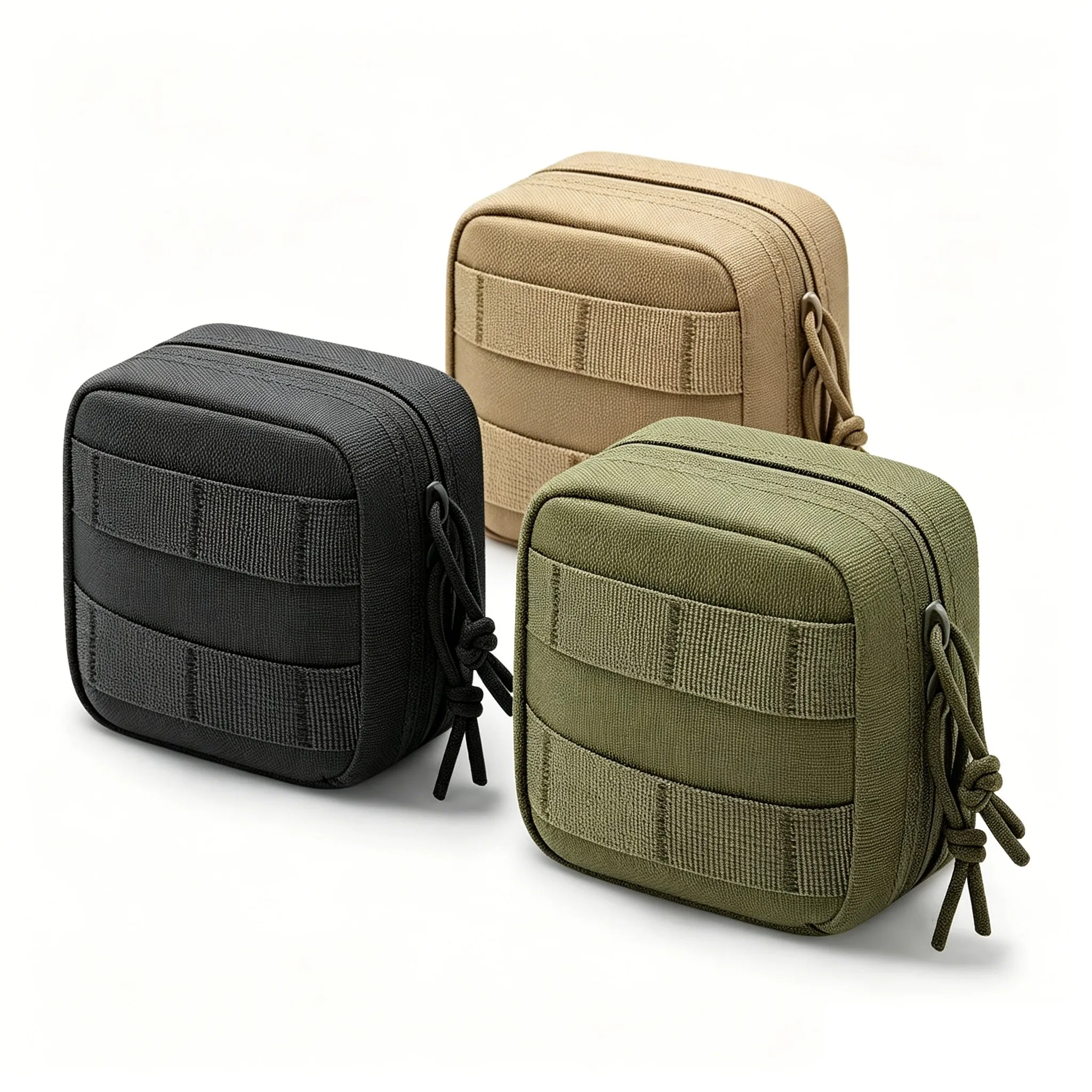 Mini bolsa táctica MOLLE compacta con diseño utilitario