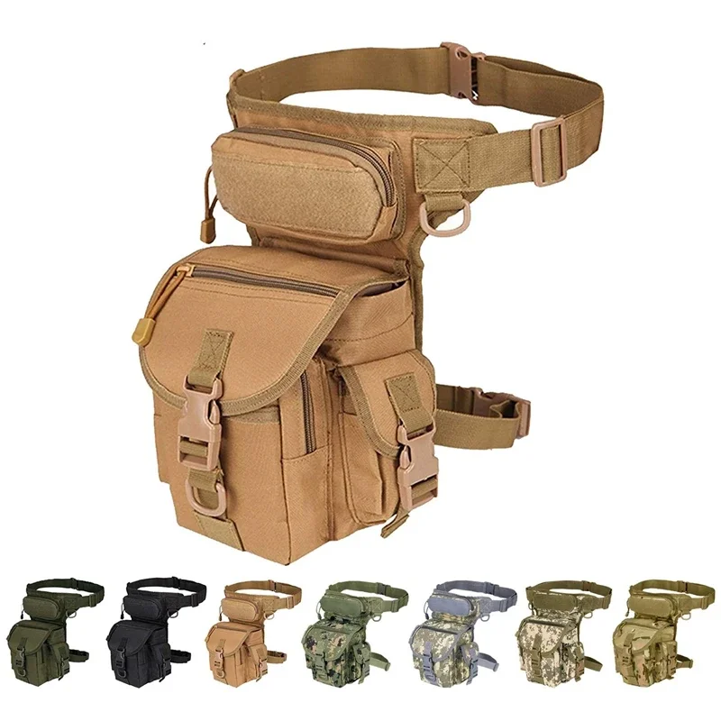 Bolsa táctica de pierna para muslo, camping, pesca y ciclismo - imagen 2