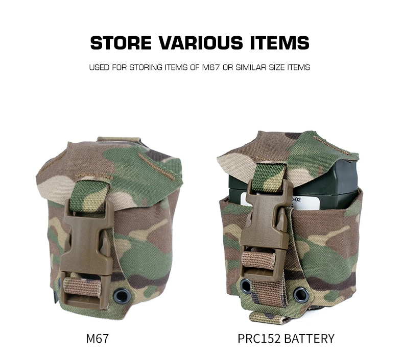 Bolsa táctica individual para granada M67 y herramientas de caza - imagen 3
