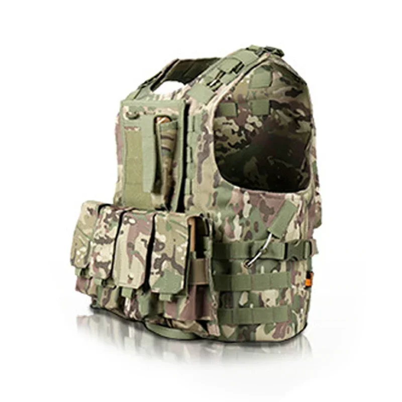 Chaleco táctico infantil camuflaje para airsoft y caza