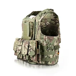 Chaleco táctico infantil camuflaje para airsoft y caza