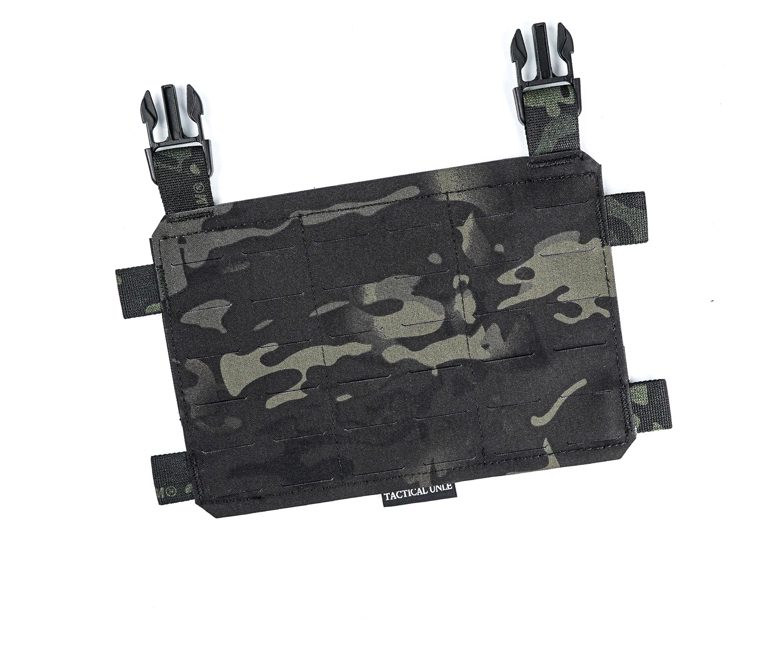 Portador de placa táctico Molle HSP – Chaleco de combate con solapa frontal - imagen 5