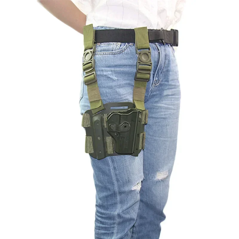 SIG P2202 funda táctica de pierna para pistola MOLLE mano derecha - imagen 2