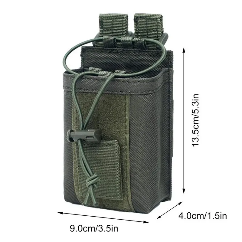 Funda porta radio Baofeng – Soporte táctico MOLLE de alta resistencia