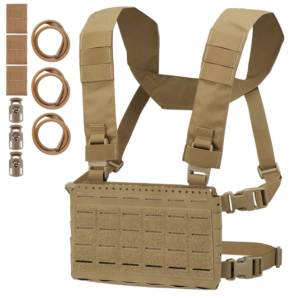 OPHIDIANTAC SSMK5 panel frontal táctico MOLLE para montaje pecho