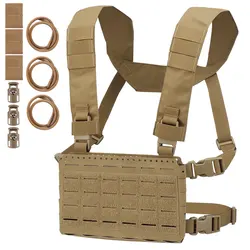 OPHIDIANTAC SSMK5 panel frontal táctico MOLLE para montaje pecho