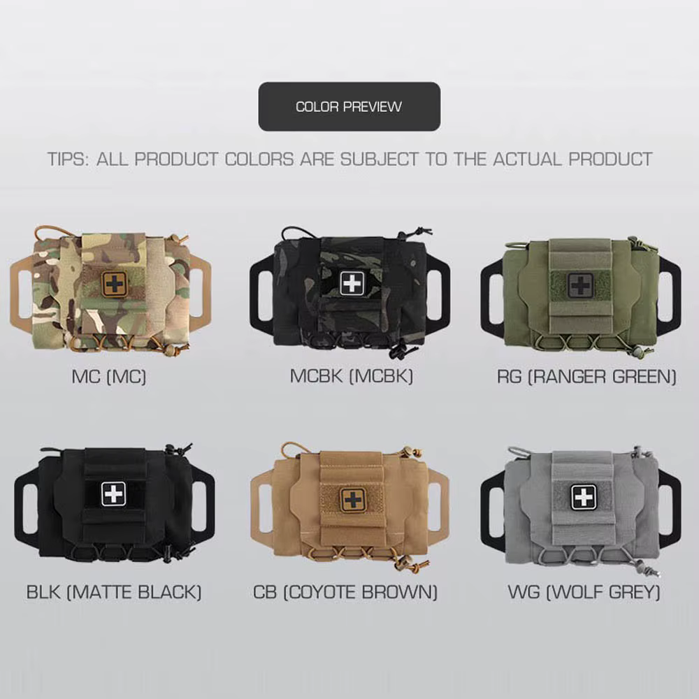 Bolsa IFAK táctica MOLLE – Botiquín primeros auxilios para exterior - imagen 5