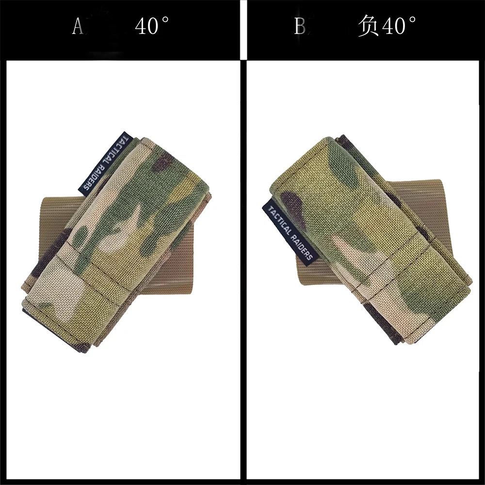 Bolsa táctica de cargador individual de 9mm en color negro
