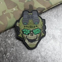 Parche PVC esqueleto táctico militar – Adhesivo para chaqueta o mochila