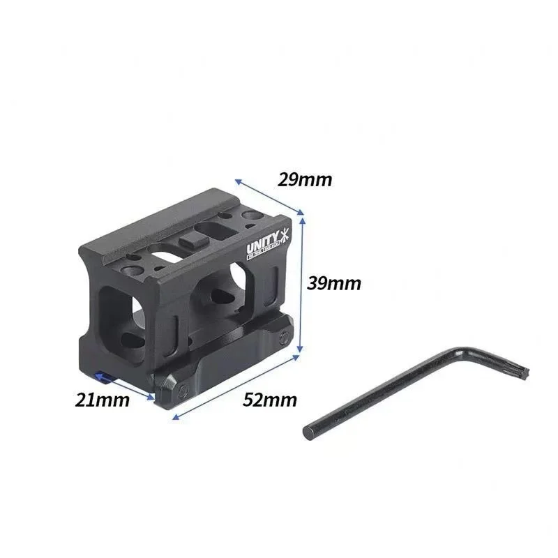 Riel táctico Picatinny para placa base, soporte T1 T2 HD41 exterior - imagen 5