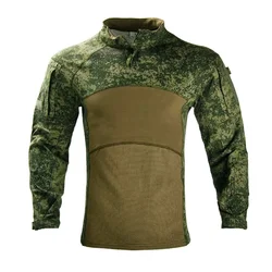 Camisa táctica Multicam para hombre outdoor con cremallera Airsoft