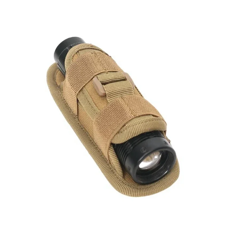 Funda táctica para linterna MOLLE en cinturón exterior con giro - imagen 3