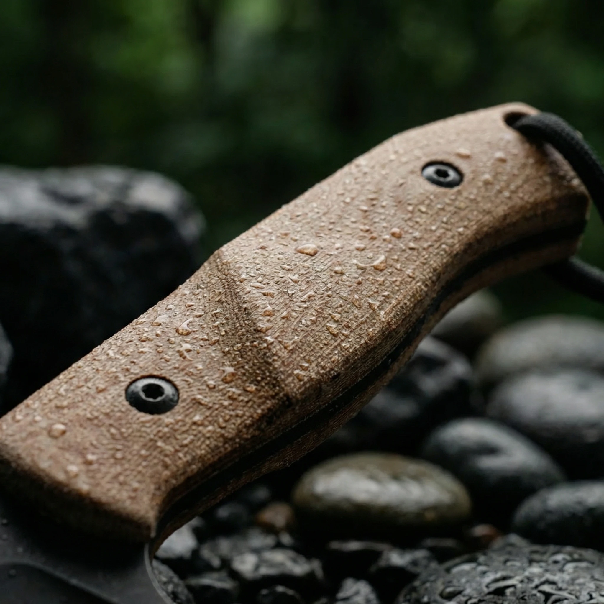 Cuchillo táctico de hoja fija con mango G10 y funda - imagen 4