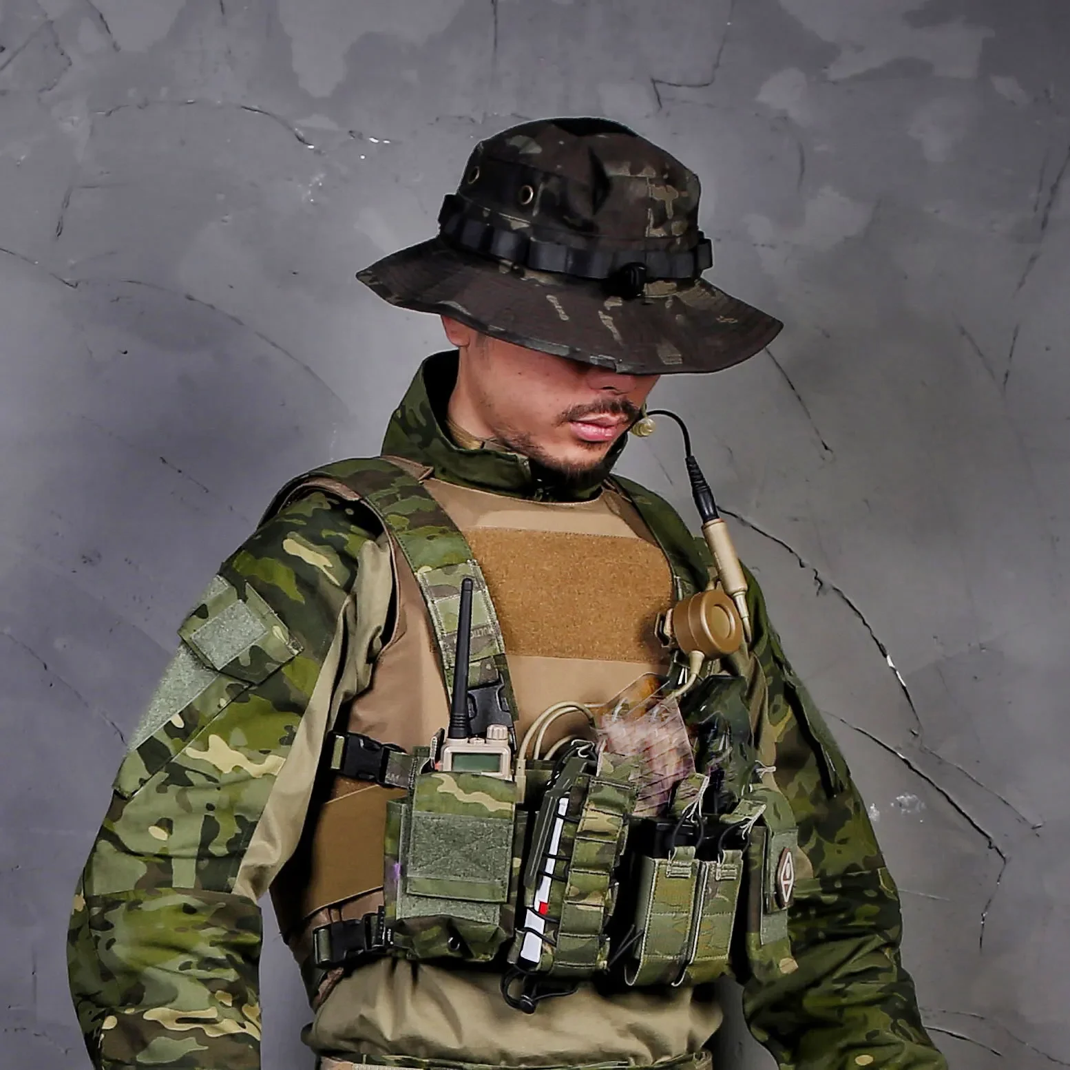 EmersonGear sombrero boonie camuflaje ripstop a prueba de sol