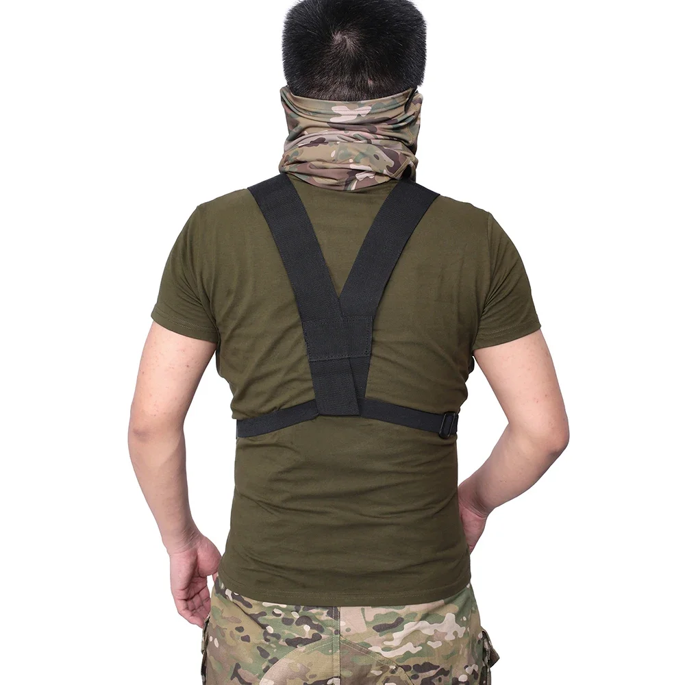 Bolsa táctica para radio de pecho MOLLE EDC, arnés y funda - imagen 3
