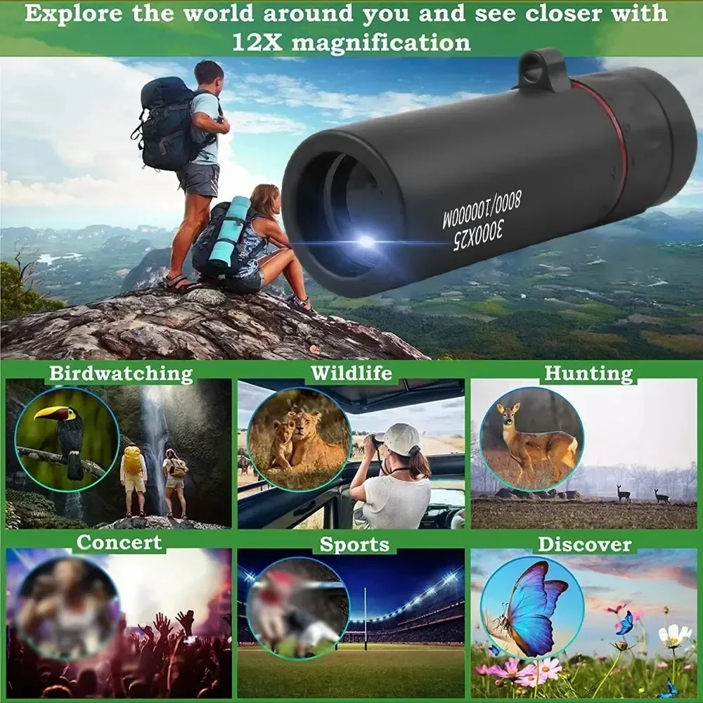 Monocular HD portátil para caza y acampada al aire libre - imagen 5