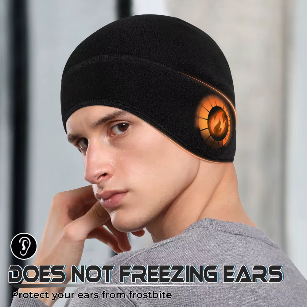 Gorro térmico de lana para deporte y esquí, invierno cómodo ligero - imagen 5