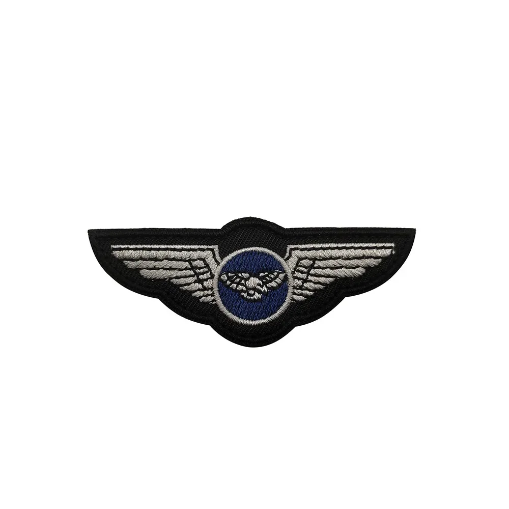 Parche bordado piloto aviación militar – Velcro pecho - imagen 2