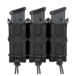 Portacargadores MOLLE pistola 9mm con funda táctica para cinturón