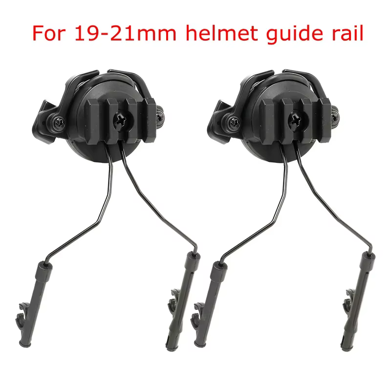 Soporte auriculares casco táctico rotación 360° fijación MOLLE - imagen 4